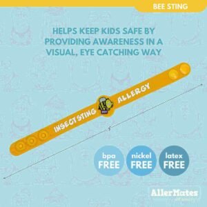 Allergy-detecting wristband
