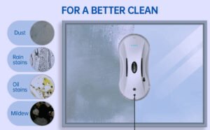 Robotic window cleaner for high-rise apartments