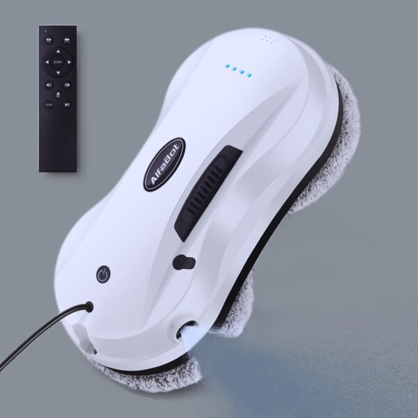 Robotic window cleaner for high-rise apartments