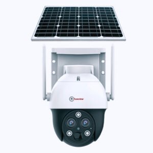 Solar-powered outdoor security camera