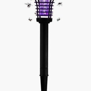 Solar-powered insect repellent device