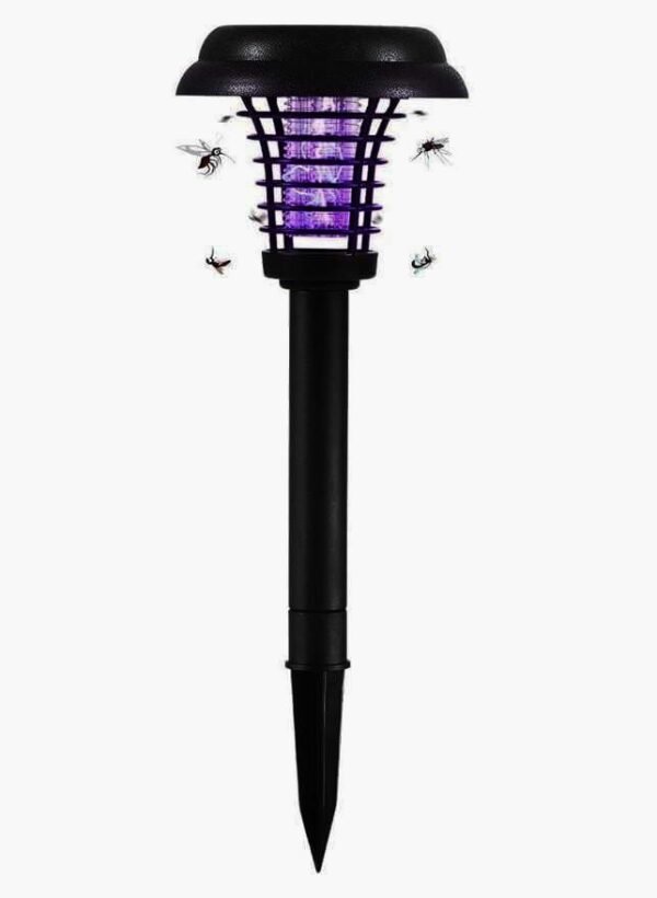 Solar-powered insect repellent device