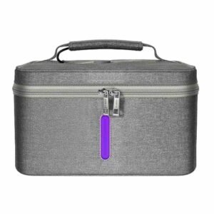 UV-C sterilizing travel pouch