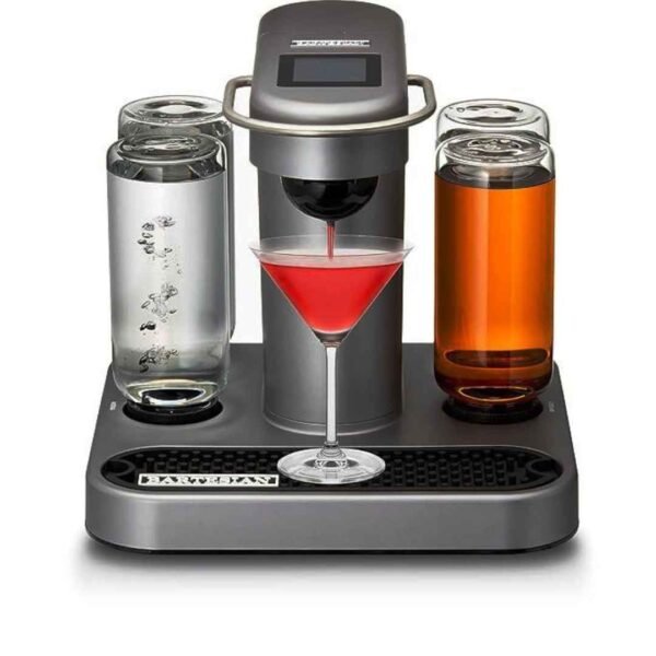 Automatic cocktail mixer with recipe library