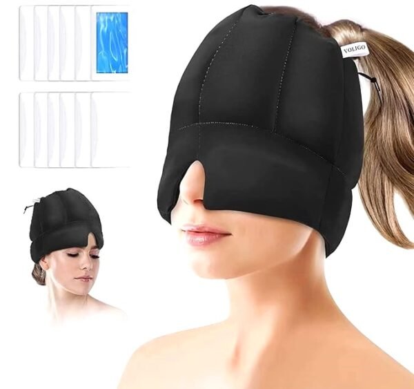 Wearable migraine relief headband